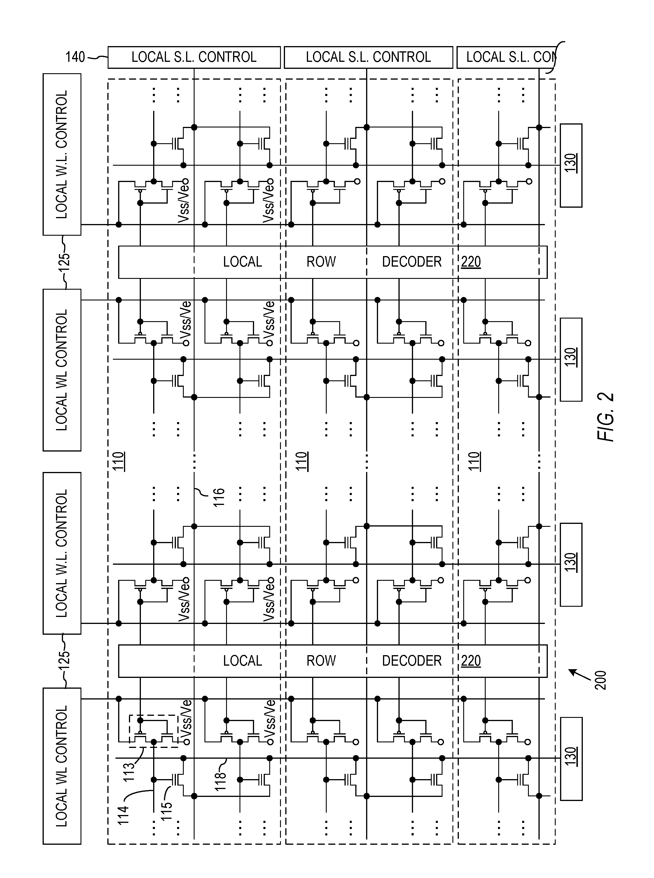 Patent drawing from US 10,535,407, Adaptive parallel writing to nonvolatile memory cells