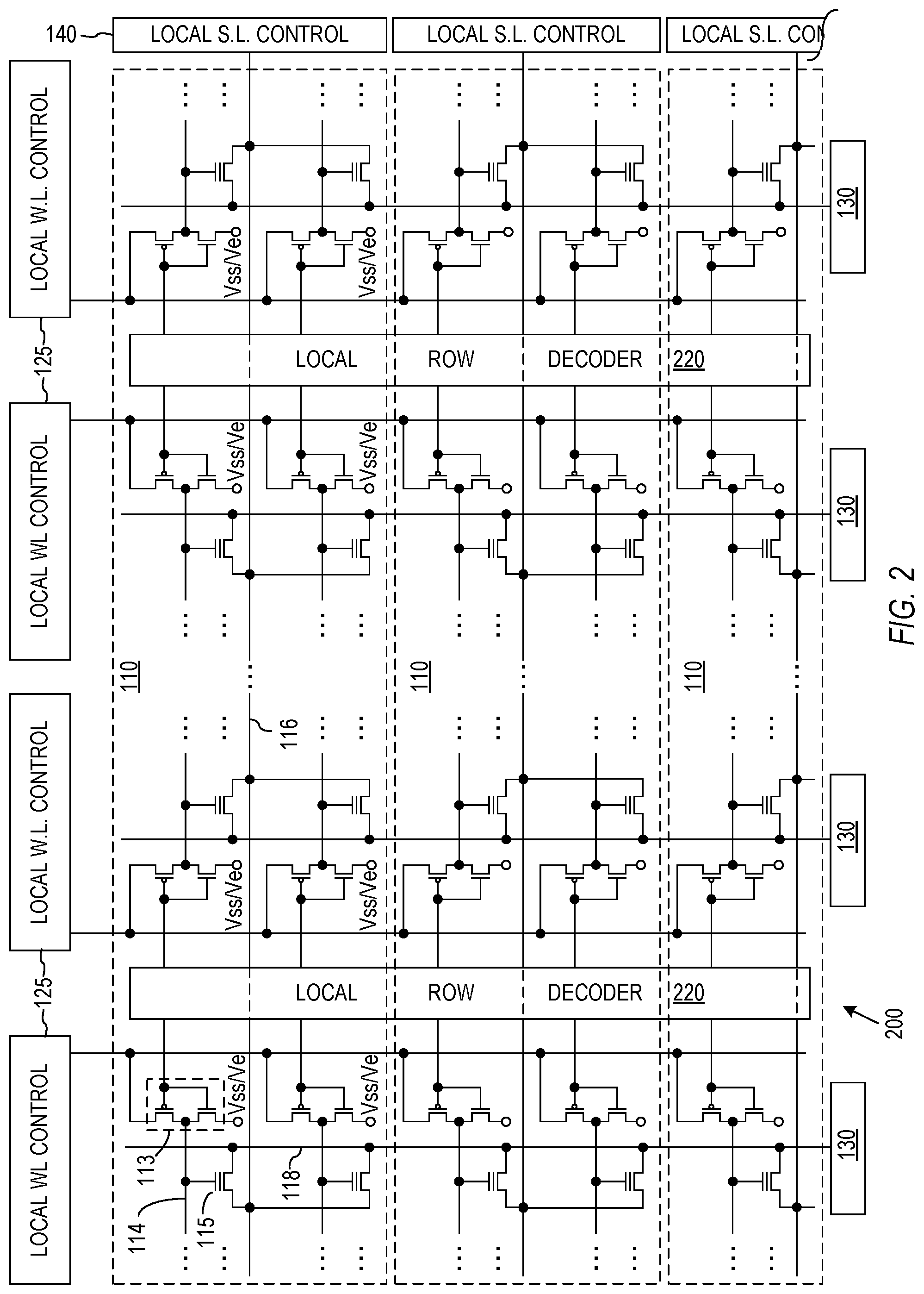 Patent drawing from US 11,114,164, Programming nonvolatile memory cells through a series of predetermined threshold voltages