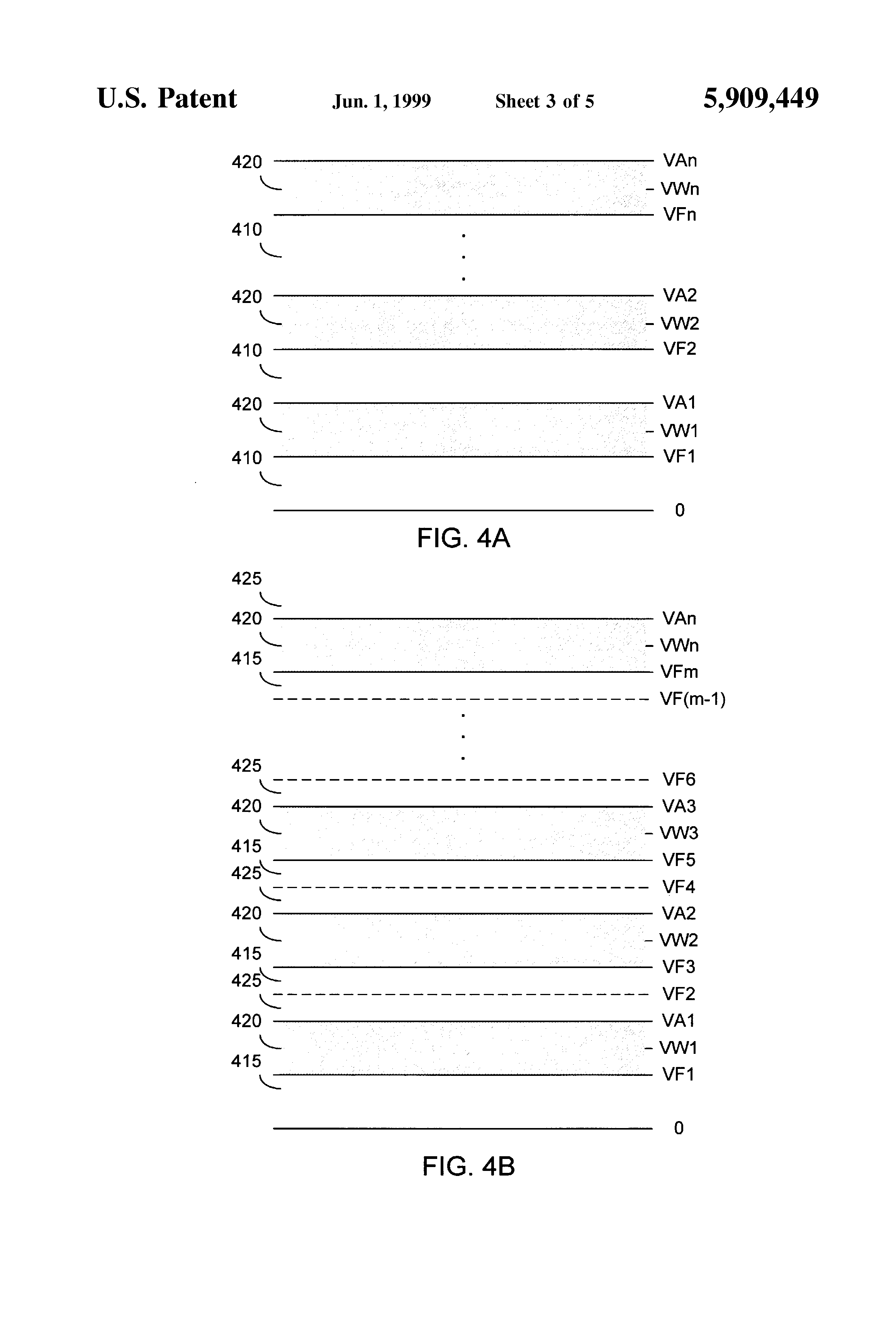 Patent drawing from US 5,909,449, Multi-bit-per-cell non-volatile memory with error detection and correction