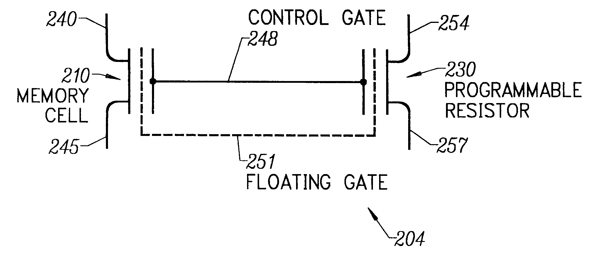 Patent drawing from US 6,320,788, Programmable impedance device
