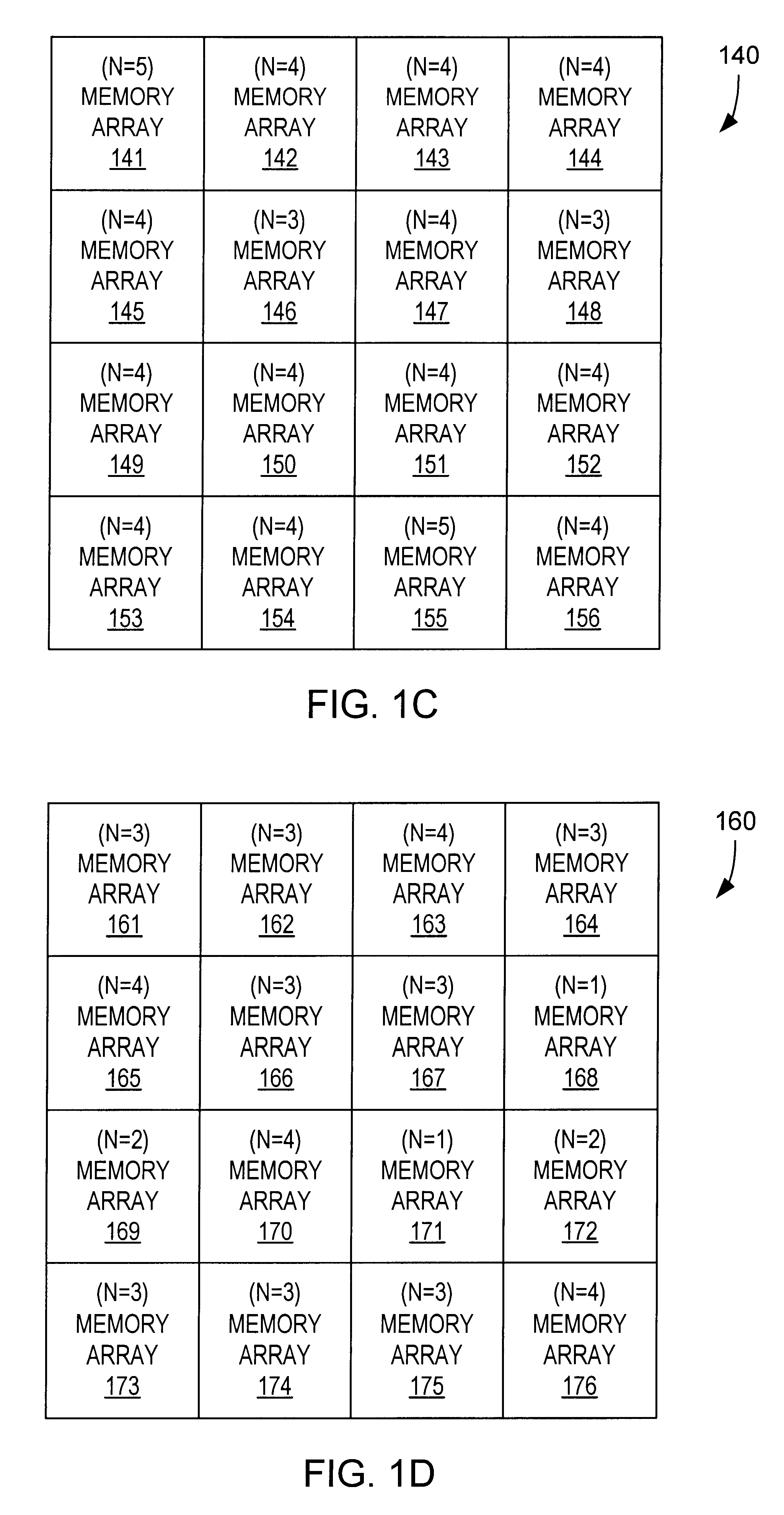 Patent drawing from US 6,363,008, Multi-bit-cell non-volatile memory with maximized data capacity