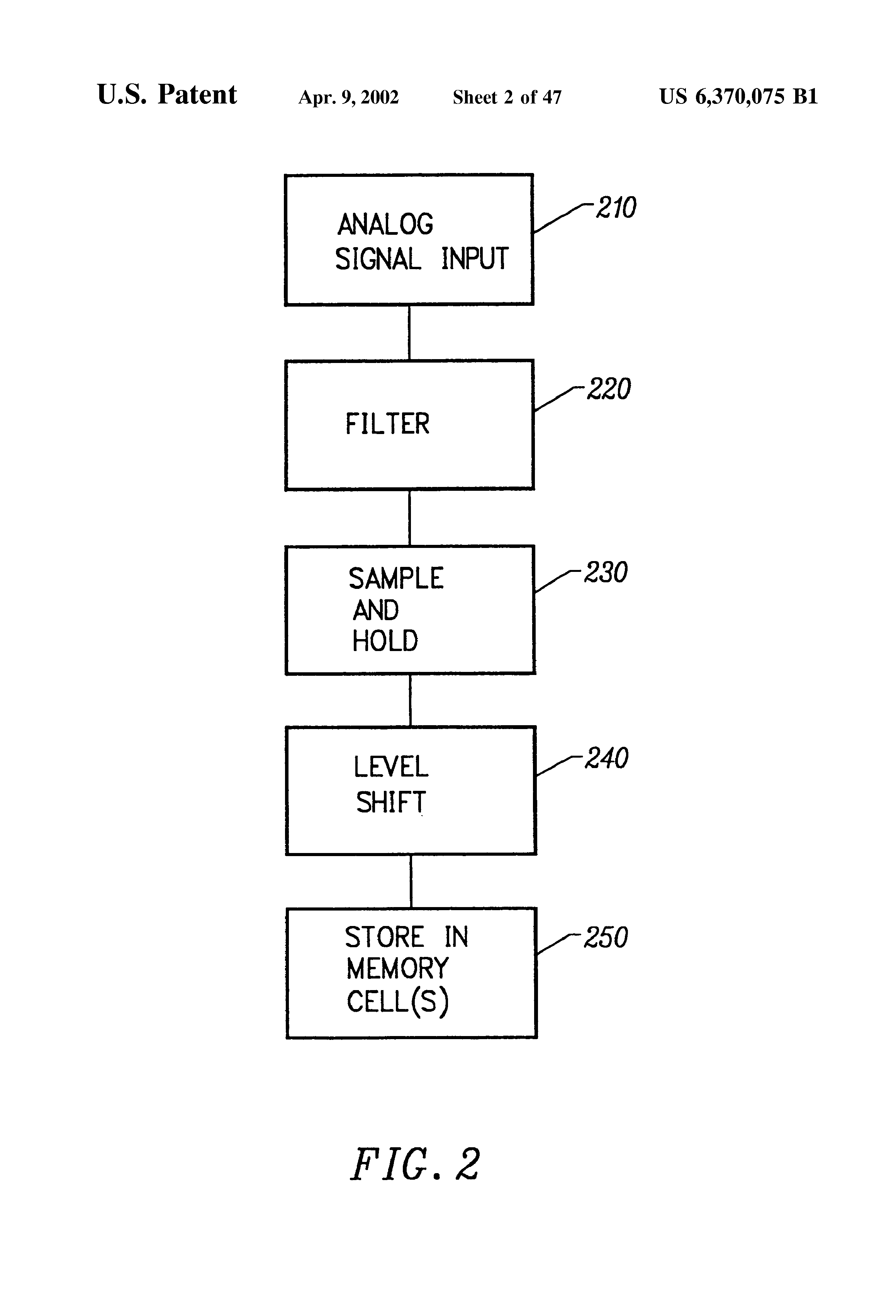 Patent drawing from US 6,370,075, Charge pump circuit adjustable in response to an external voltage source