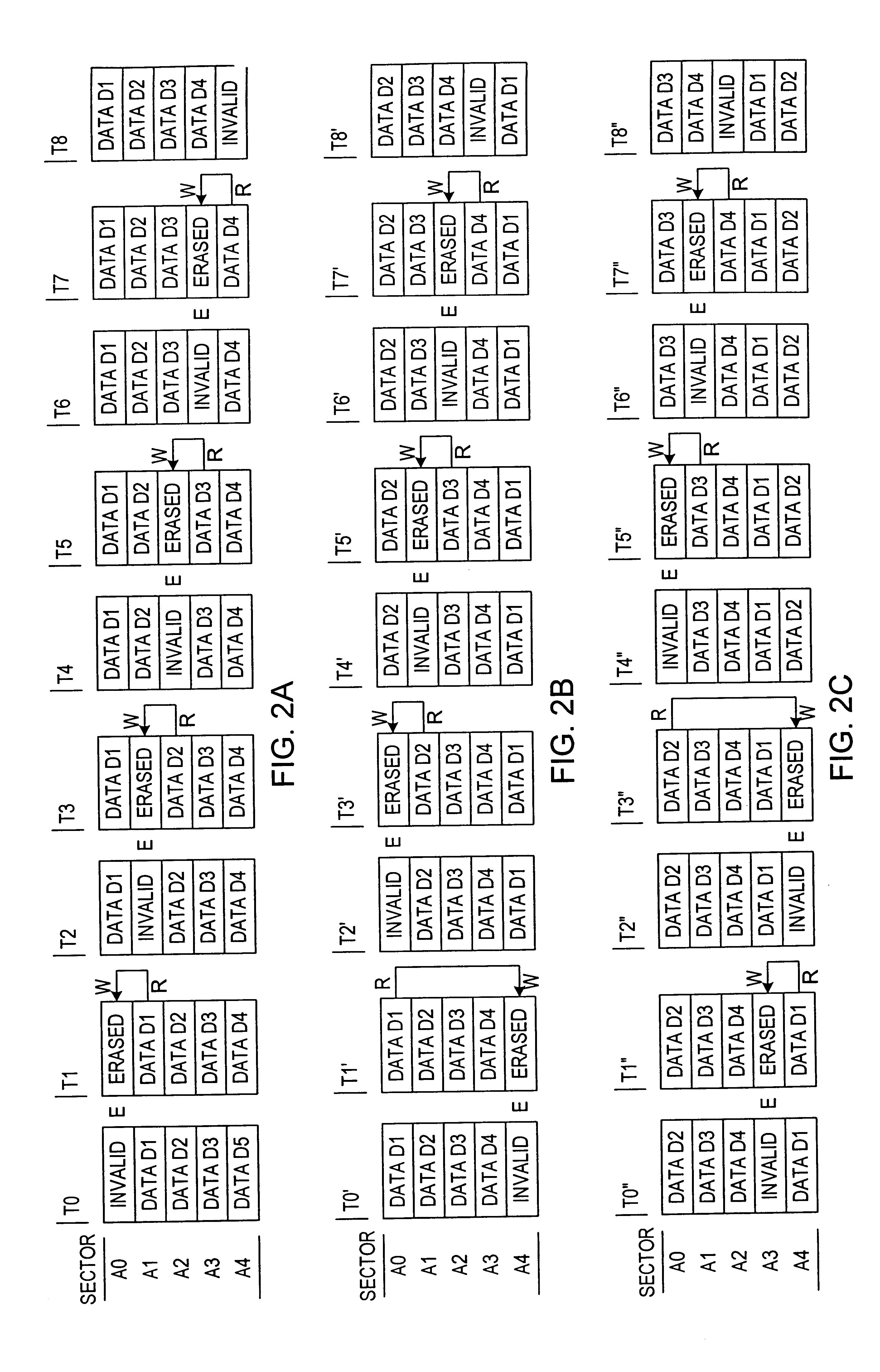 Patent drawing from US 6,396,744, Flash memory with dynamic refresh