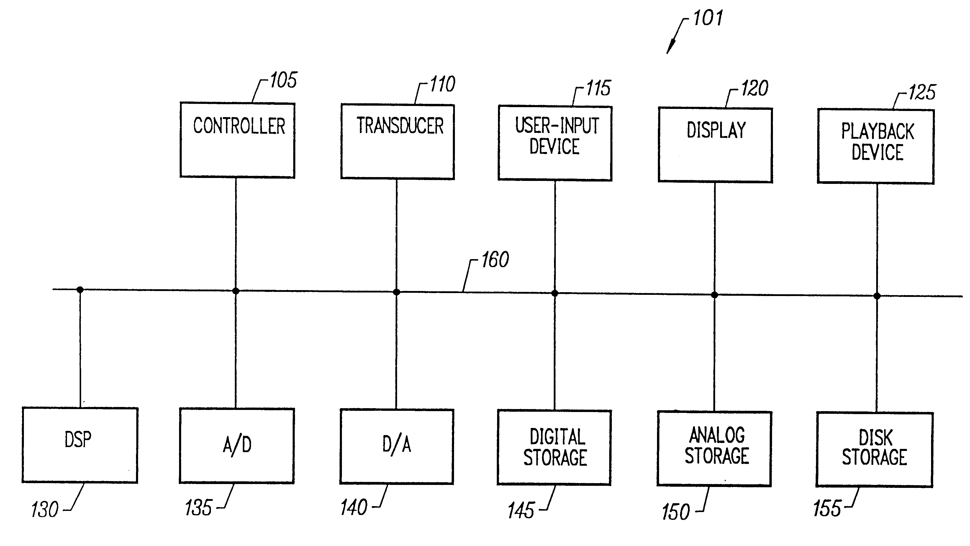 Patent drawing from US 6,556,465, Adjustable circuits for analog or multi-level memory