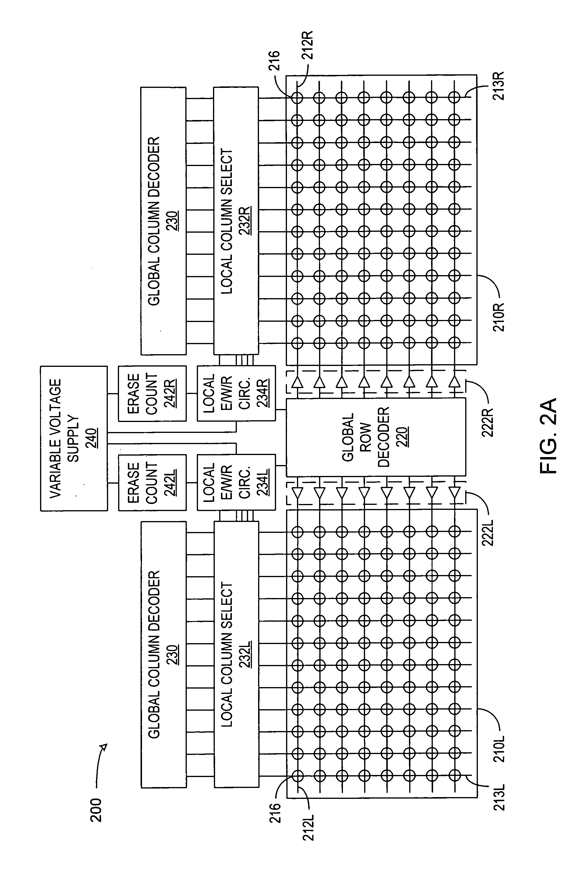 Patent drawing from US 7,080,192, File storage and erasure in flash memory