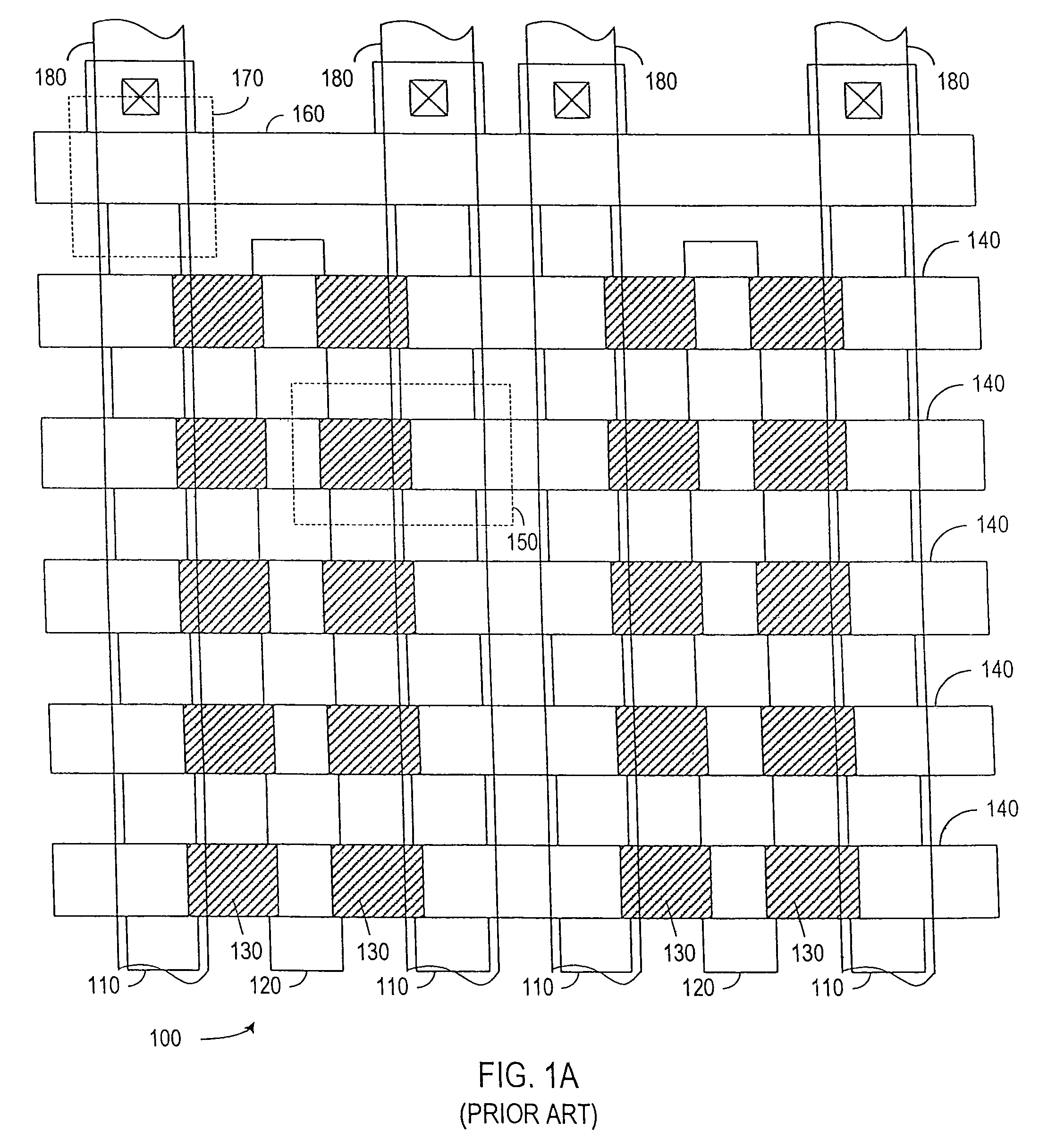 Patent drawing from US 7,227,779, Contactless bidirectional nonvolatile memory
