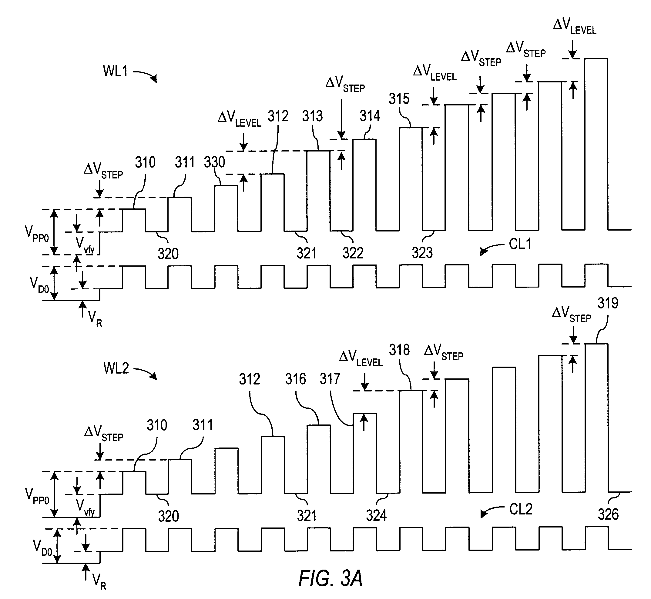 Patent drawing from US 7,656,710, Adaptive operations for nonvolatile memories