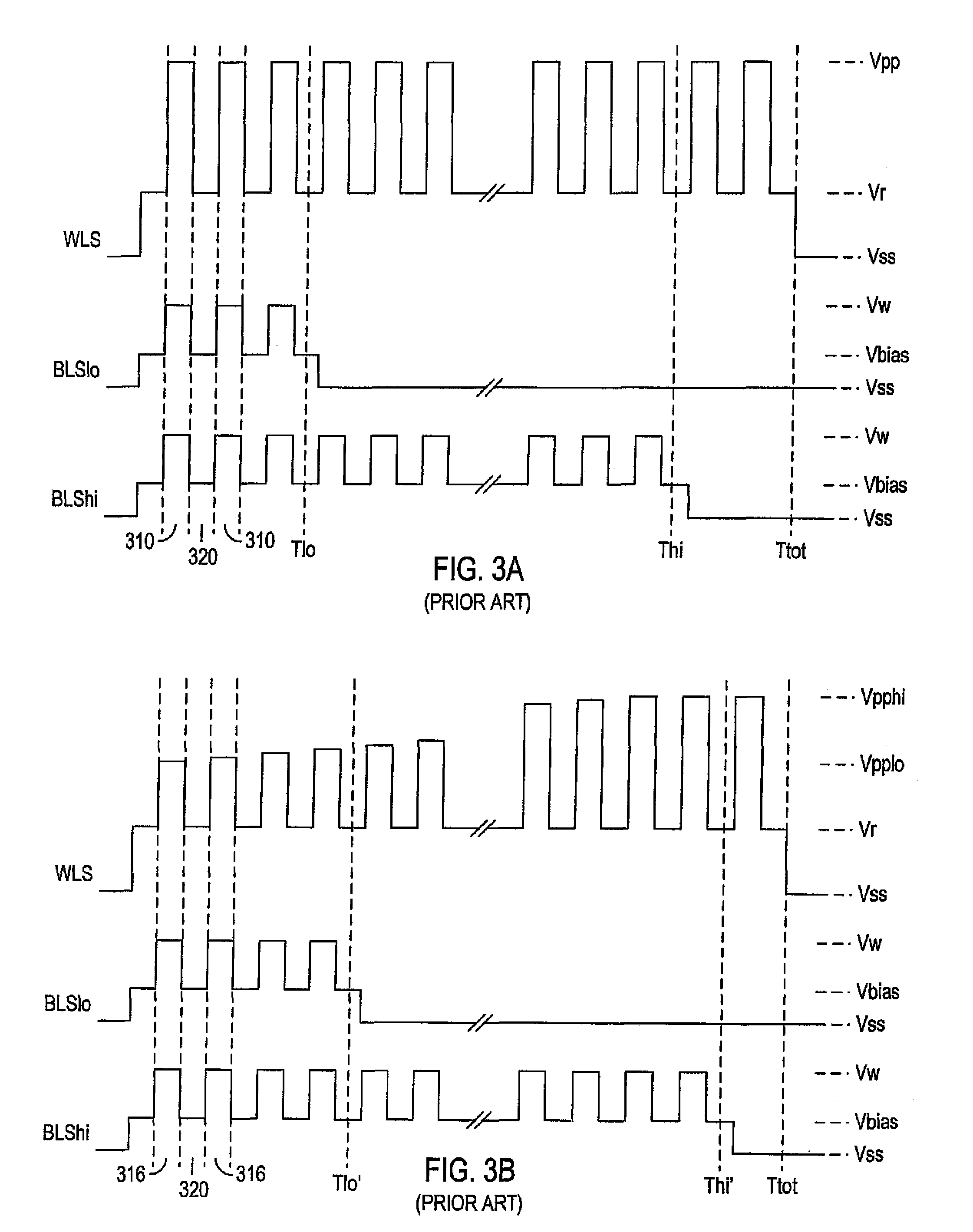 Patent drawing from US 7,808,820, Parallel programming of multiple-bit-per-cell memory cells by controlling program pulsewidth and programming voltage
