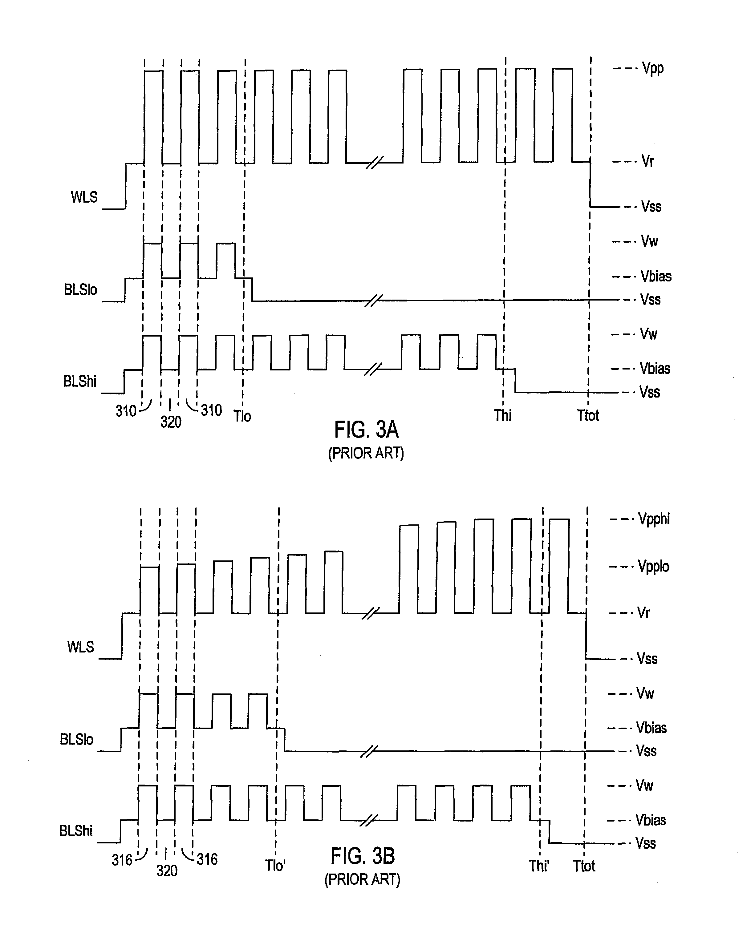 Patent drawing from US 8,027,196, Parallel programming of multiple-bit-per-cell memory cells by controlling program pulsewidth and programming voltage
