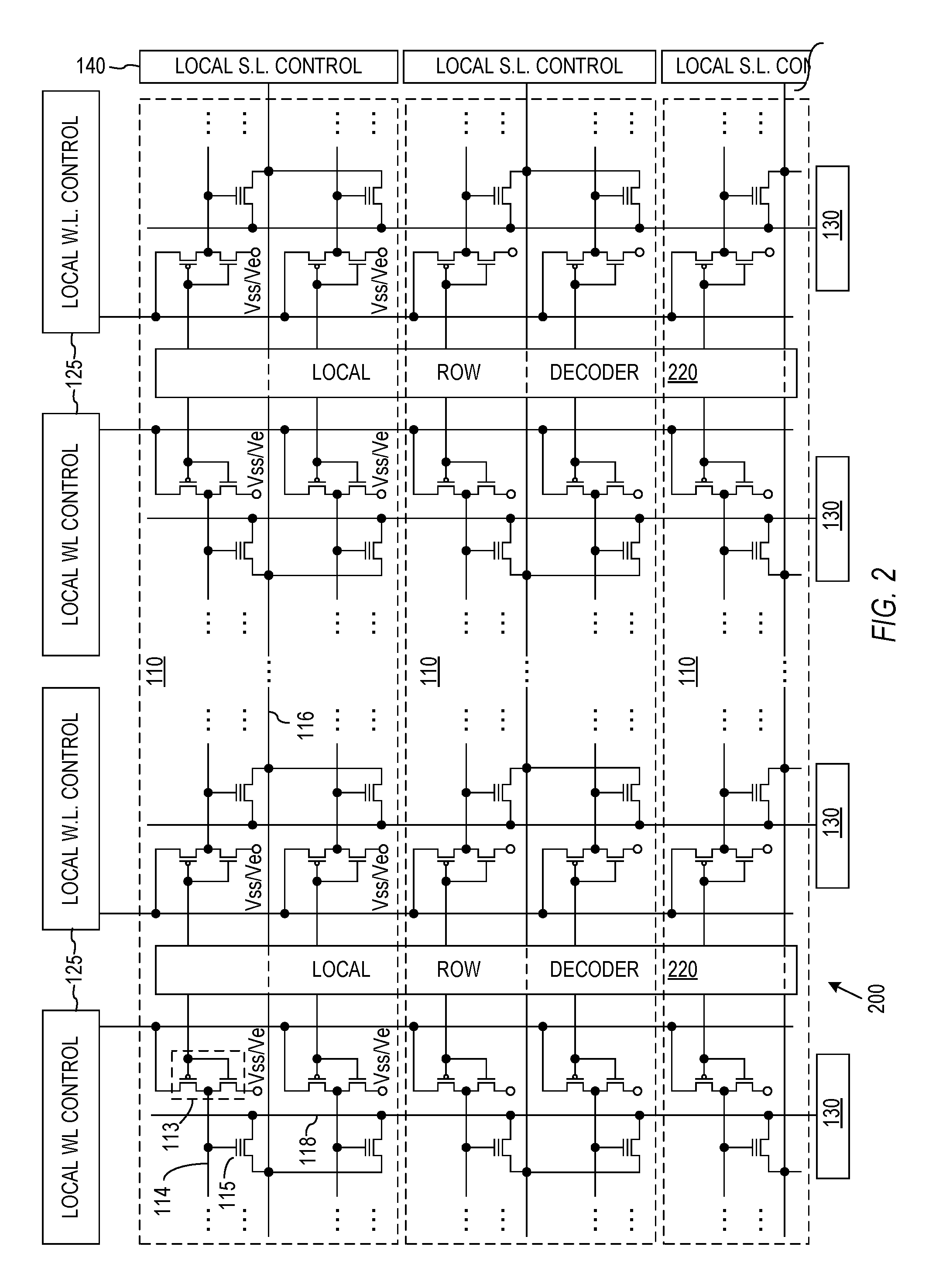 Patent drawing from US 9,576,647, Parallel programming of nonvolatile memory cells